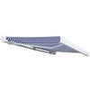 Toldo de Cassete Motorizado 400x300 cm Azul e Branco