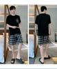 Men's Summer Modal Pajama Set: Korean Style Short-Sleeved Top and Shorts for Teens and College Students
