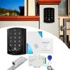 Door Access Control System NO Lock Remote Control Button Doorbell Power Supply 10keyfobs