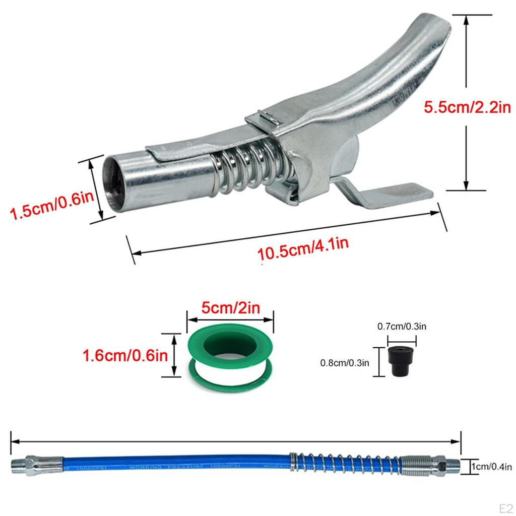 Buy Grease Gun Accessories Coupling Grease Gun Attachment Grease Hose