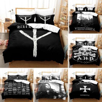 3D Geprint Hip Hop Burzum Beddengoed Set Dekbedovertrek Slaapkamer Dekbed Eenpersoons Tweepersoons Kingsize Dekbedovertrek Hometextiel 2/3 stuks