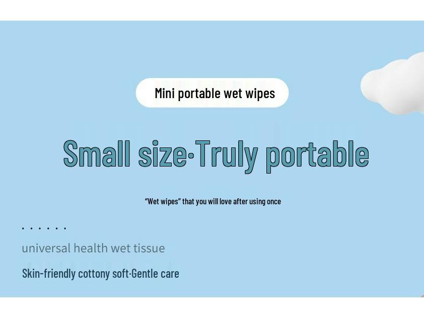 Neuankömmling: Tragbare Feuchttücher für Kinder und Babys - Perfekt für Hände, Mund und Po!