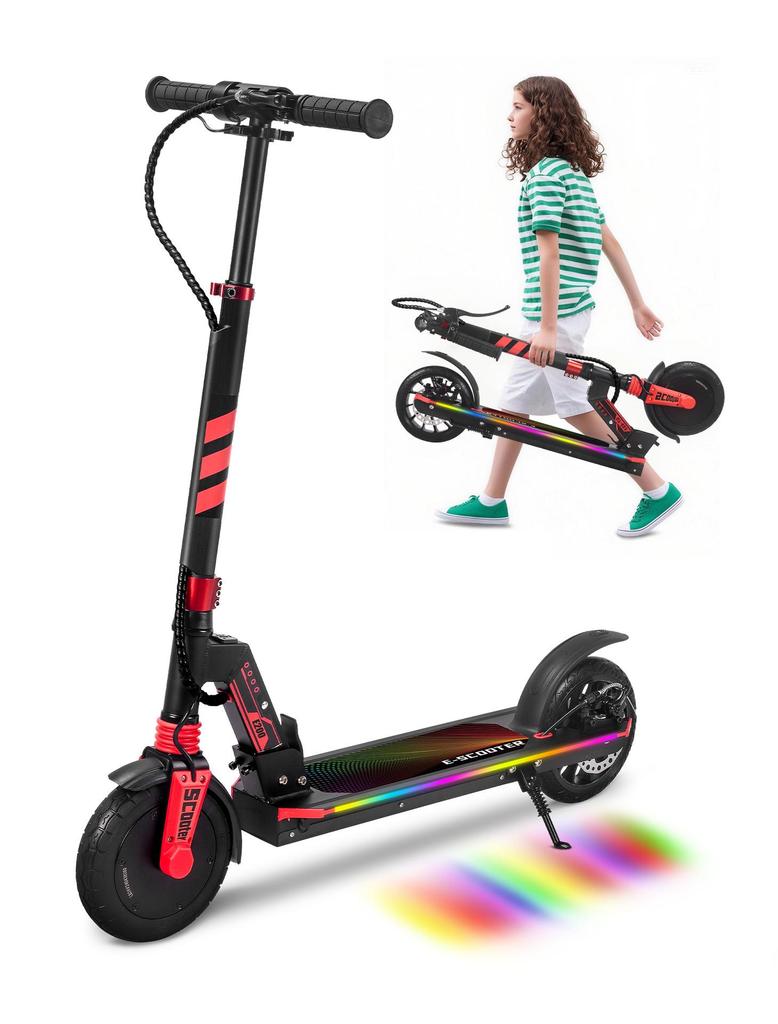 Opvouwbare 8-Inch Elektrische Step voor Kinderen en Volwassenen - Lithium Batterij, Draagbaar Forenzenvoertuig