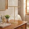 Horizontal Jewelry Display Stand Metal Frame Necklace Holder Portable Jewelry Rack