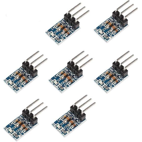 7 Pack 3.3V DC-DC Buck Converter 3 Pins AMS1117-3.3V DC 4.75V-12V To 3.3V Voltage Regulator Step Down Power Supply 800mA Buck Module