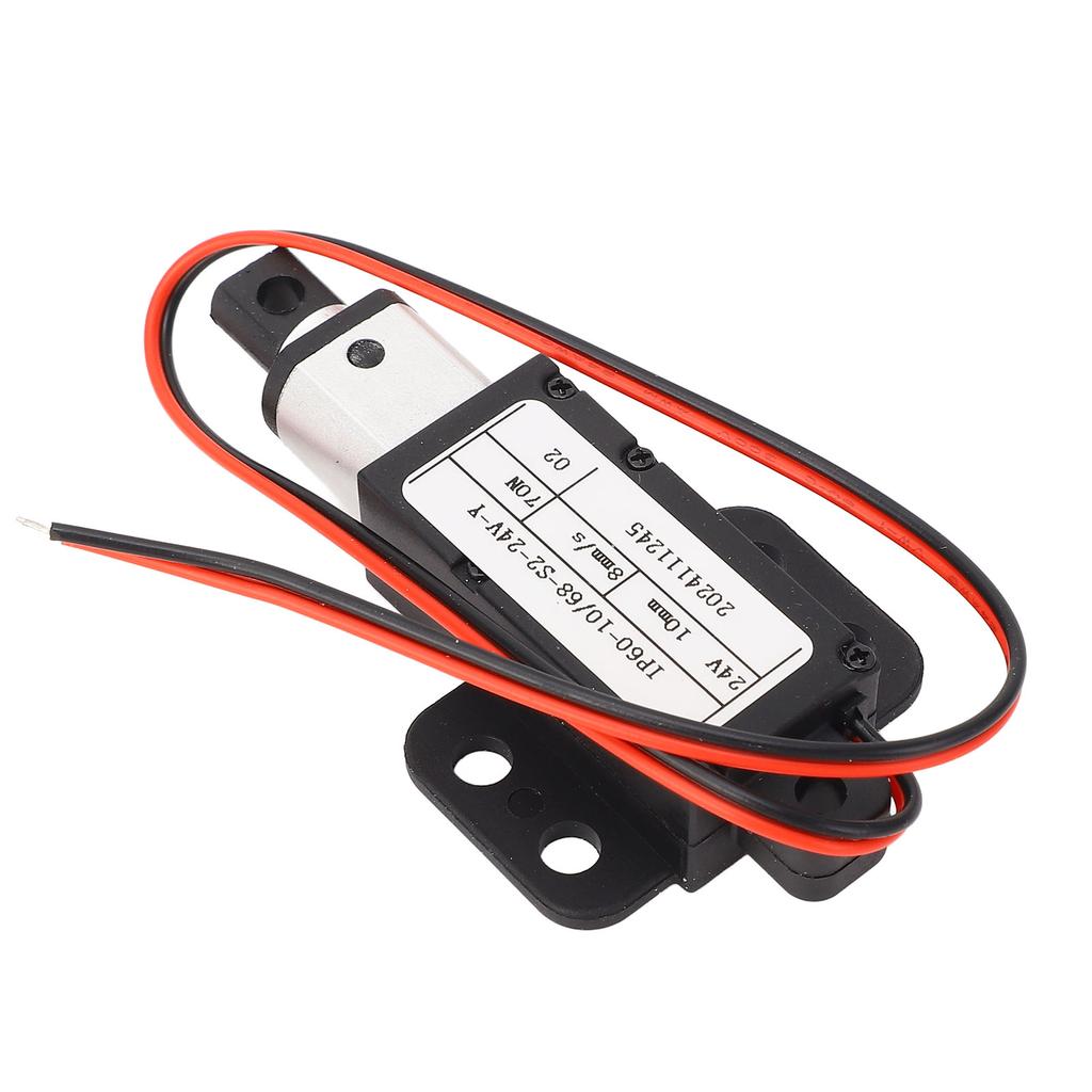 24V Mini elektrický lineární aktuátor 10mm zdvih 70N tah 8mms lineární pohybový aktuátor pro továrnu