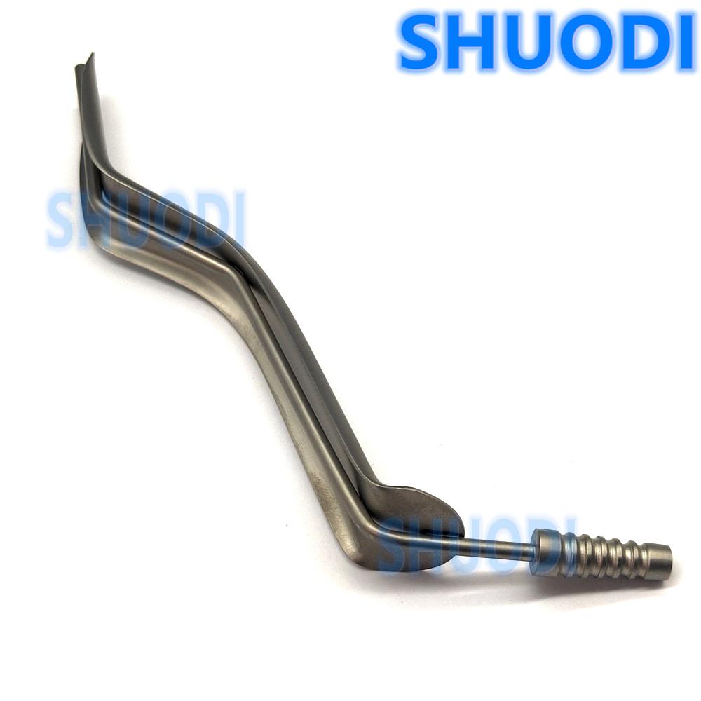 Dental Minnesota Lippenhalter mit Saugrohr Intraorale Chirurgie Zungenspatel Retraktoren Wangen- und Lippenhalter Mundöffner