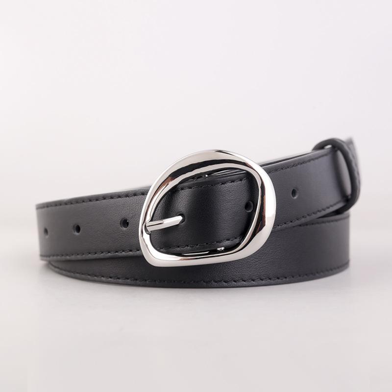 First Layer Cowhide Small Fashion Leather Belt Women'S Belt Decorative Belt