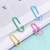 50PCS Zinc Zinc Alloy Metal Paper Clips Creative Binder Clamps File Holder Bookmark Clip  Binding