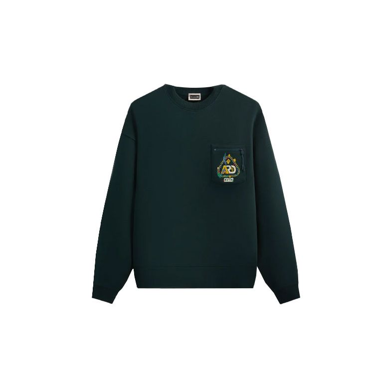 

Kith For Columbia Garden Of Life Nelson Crewneck Stadium Men Tops Green KHM032011-302 S