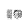 Huitan Statement Women's Hoop Earrings Chain Design Modern Fashionable Female Earrings with CZ Temperament OL Style Lady