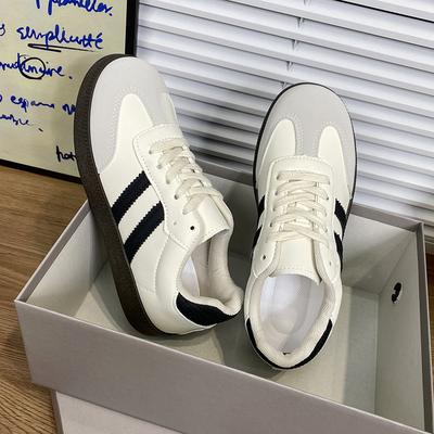 2025 Women's Sneakers Fashion Spring and Summer Fashion Casual Flat Shoes New Lace-up Walking Shoes Comfortable Vulcanized Shoes