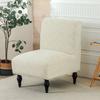 Washable Armless Chair Cover Single Seat Chair Dust Cover Durable Chair Slipcover  For Dining Room