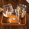 Cartoon Bread Storage Bags Self-Sealing Clear Plastic Packaging Bags For Sliced Bread Donuts Bagels Buns Resealable Bakery
