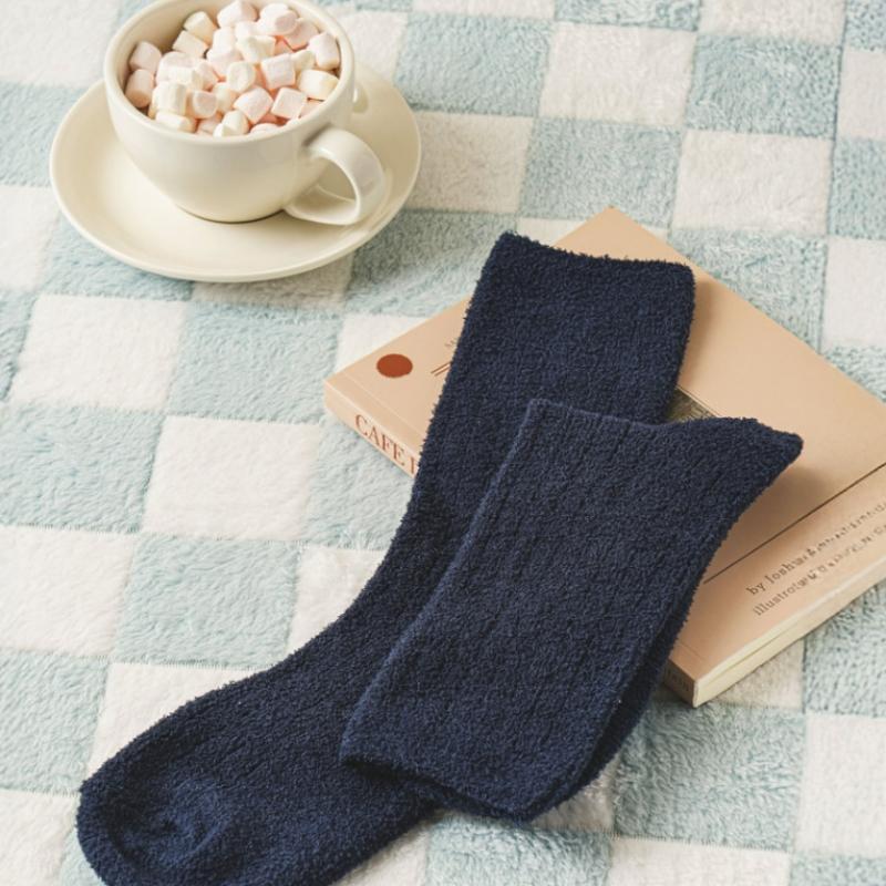 Monfoot Men S cloSe Fit Sleep SockS Navy
