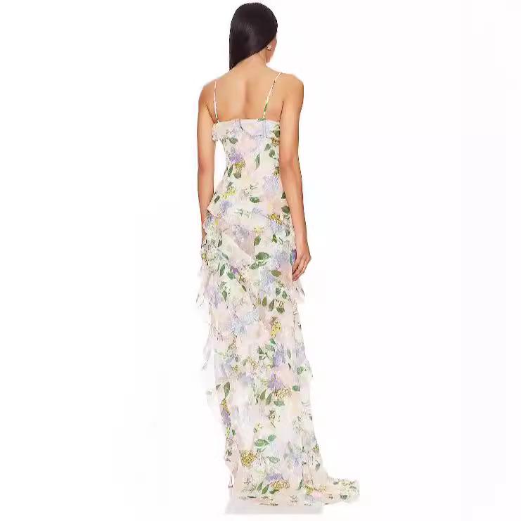 2025 Spring/Summer Off-Shoulder Organza Fairy Evening Dress