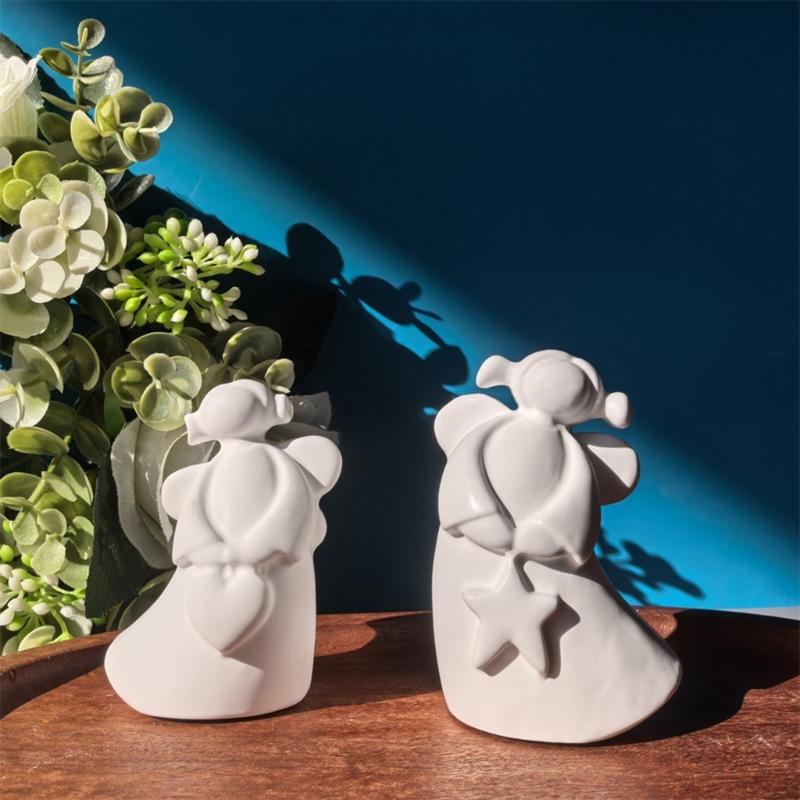 Silicone Mould Depicting Sleep Angel Figure for Handmade Decoration and Gift