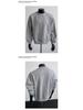 Men's Plus Size Heavyweight Crewneck Hoodie - Fleece Lined, Loose Fit, Long Sleeve, Trendy for Autumn and Winter