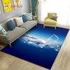 Alfombra grande con notas musicales hermosas en 3D, alfombra para sala de estar, dormitorio, sofá, decoración de cocina, alfombra antideslizante para juegos de niños