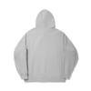 Li Ning Trendy Sports Series Solid Color Zip-Up Hooded Comfortable Breathable Versatile Loose Sweatshirt Unisex sweatshirt Light-Gray AWDV711-1