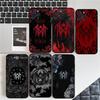 Husa Telefon Negru Sleep Rock Band T-Token Pentru Iphone 17 16 15 11 13 14 Pro Max Plus 12 Mini