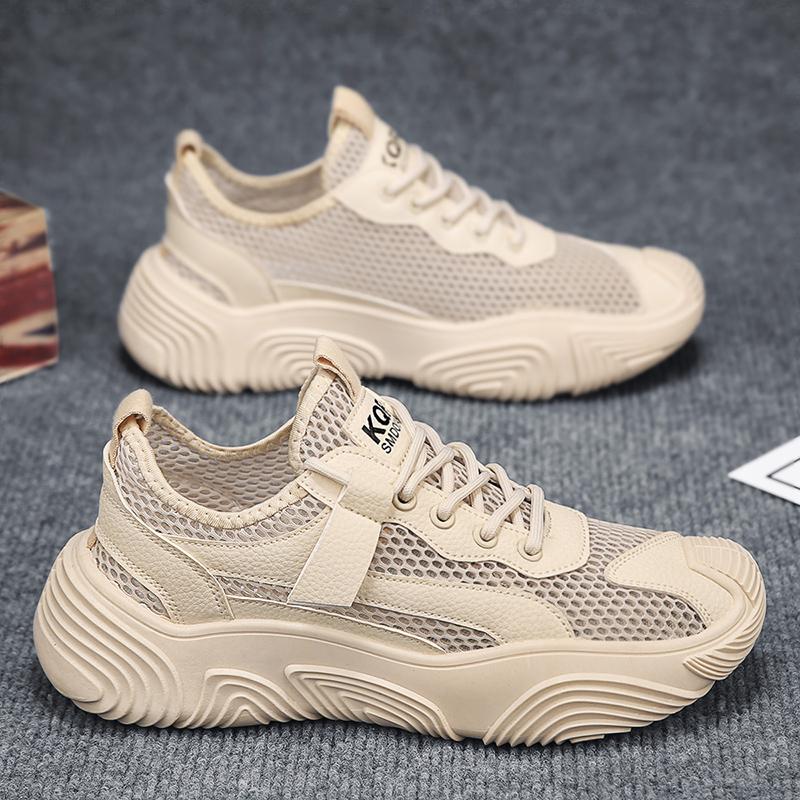 YRZL Mens Shoes Casual Outdoor Sports Sneakers Non Slip Comfortable Walking Shoes Breathable Mesh Sports Shoes