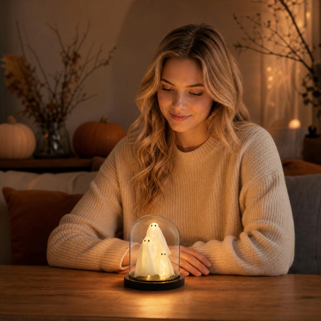 Glowing Decoration, Battery Operated, for Halloween Indoor Outdoor House Decor