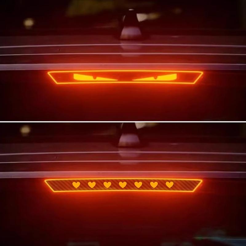 Precisions Cut Rear Lamp Decal Carbon FiberSun Protection Adhesion Car Decal Upgrades Brake Light Sticker