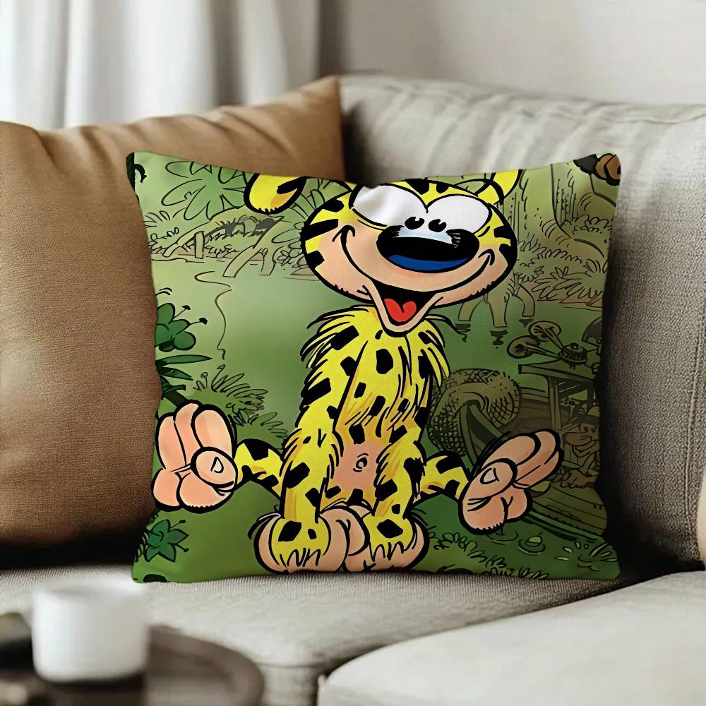 M-Marsupilami Pillowcase toon Gift Cushion Cover Bedroom Home Sofa Chair Seat Decor pillow case