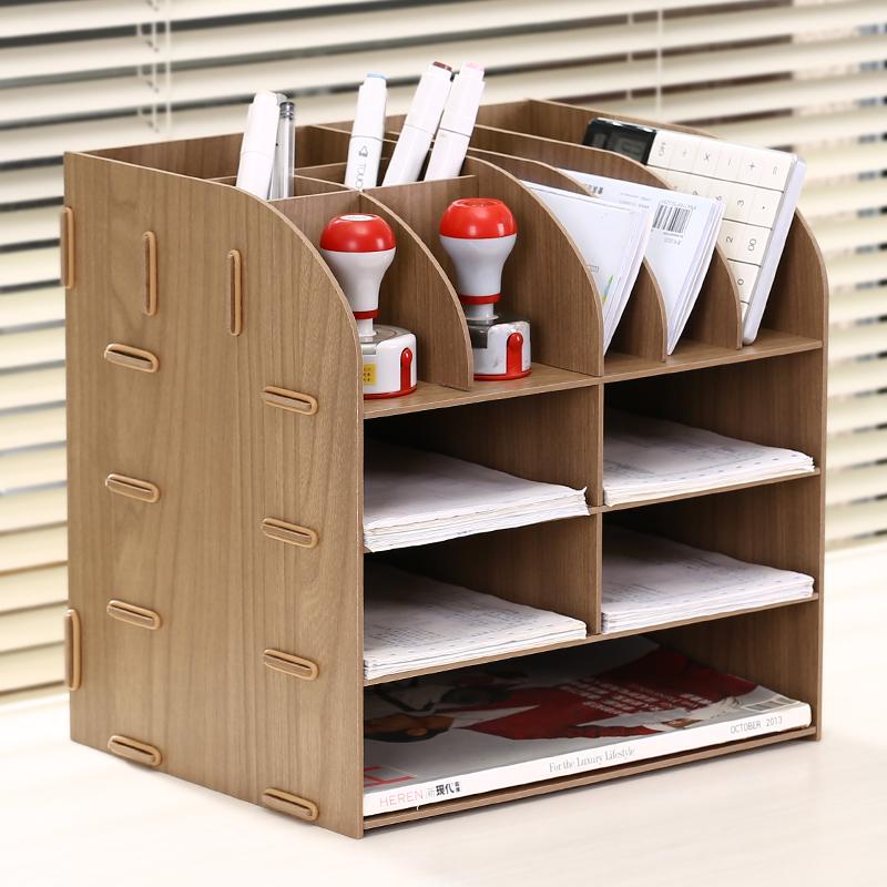 Kreatywny wielofunkcyjny stojak na dokumenty na biurko na rachunki i dokumenty