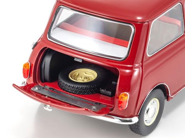 Kyosho Original 1/18 Scale Morris Mini Mk.1 1959 Cherry Red Finished Product