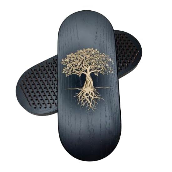 

Доска Садху, доска для йоги «Древо жизни», доска для медитации Шиацу, деревянная доска для йоги, массажа ног, релаксации, акупрессурного массажа, оцинкованные гвозди 10 мм чёрный