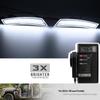 2PCS Led Front Bumper Reflector Side Marker Light for 2022 2023 2024 Ni'ssan Frontier Led Turn Signal Light White Side Signal Indicators OEM