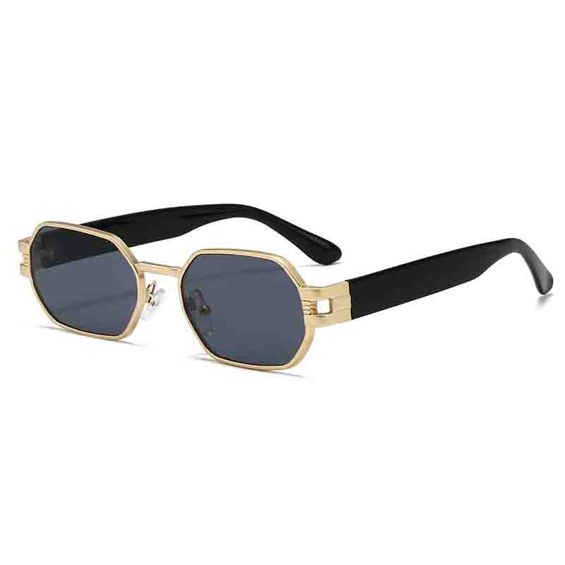 Fashion Square Frame Vintage Sunglasses Women Men Brand Designer Retro Metal Rectangle Sun Glasses Female Male Outdoor Eyewear