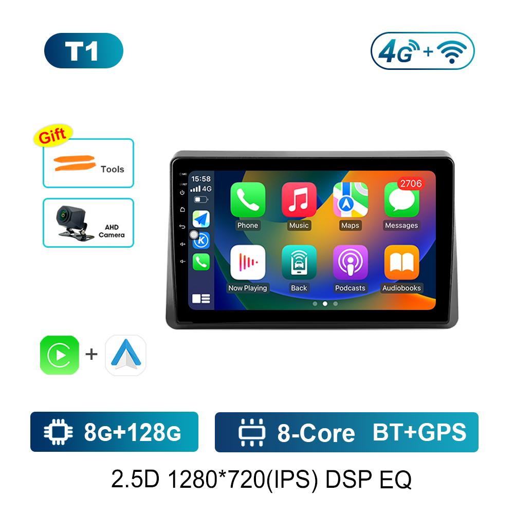 Pentru Renault Master 2019 - 2022 Radio Auto Android Multimedia Player Video Bluetooth DSP Stereo WiFi GPS Ecran Tactil HD carplay