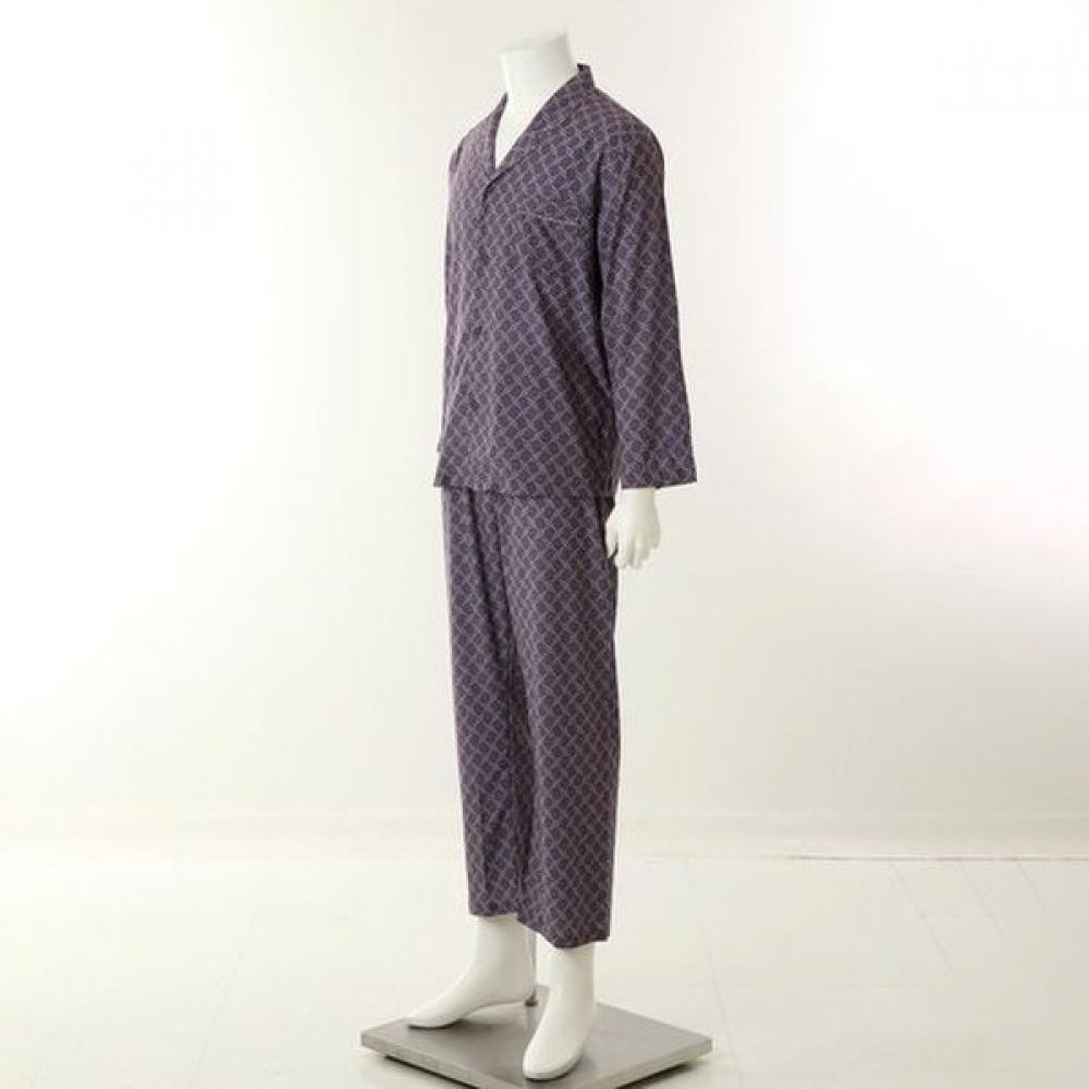 Venus 25aw Ultra Lightweight Polyester 30d Chain Print Couple Pajamas