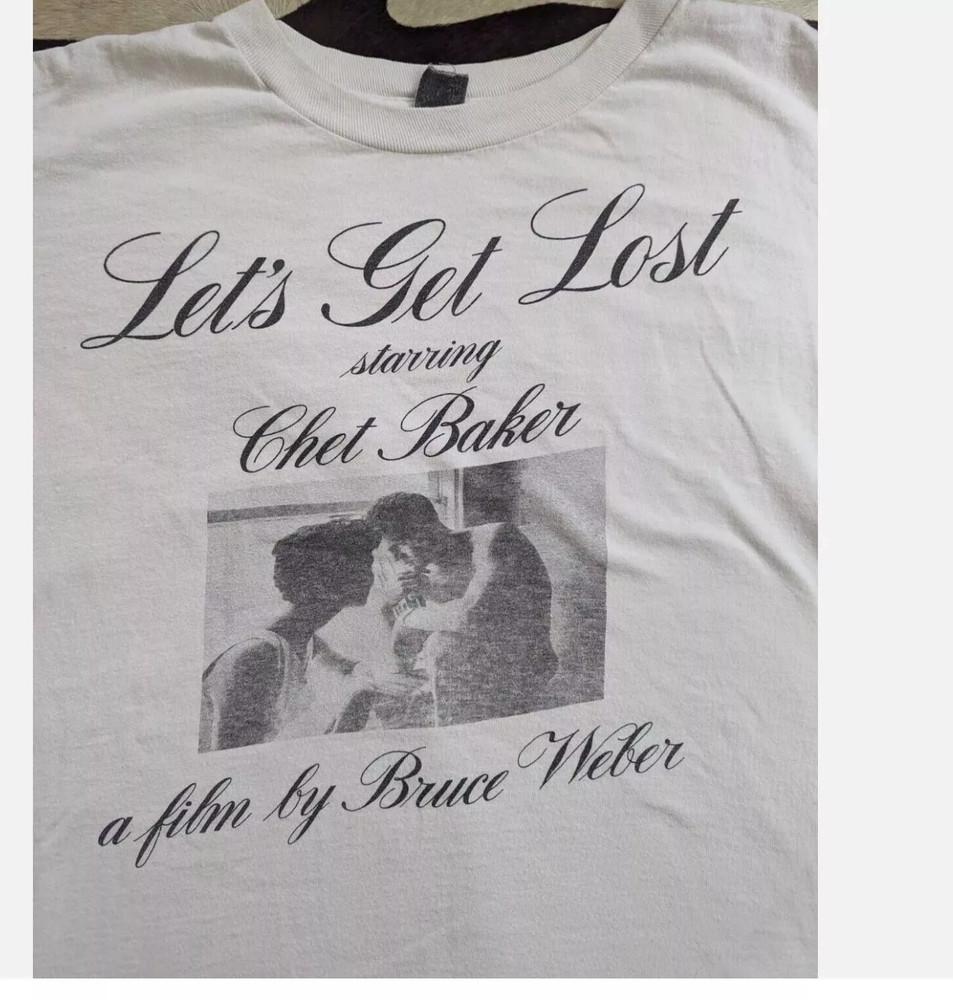 

Bruce Weber Lets Get Lost Starring Chet Baker Film T SHIRT FULL SIZE S-4XL L
