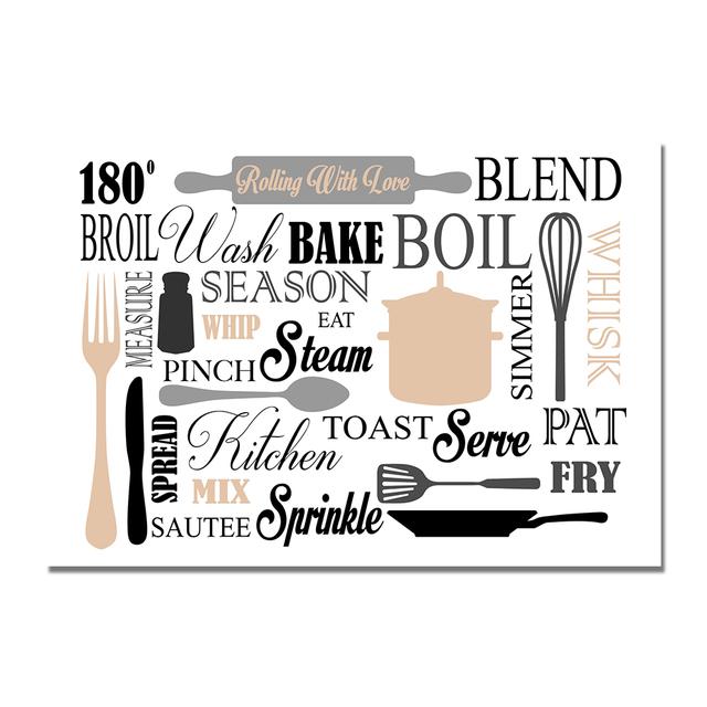 Coffee Cup Tableware Poster Wall Art Canvas Painting Kitchen Utensils Picture Printing Restaurant Cafe Room Home Decoration
