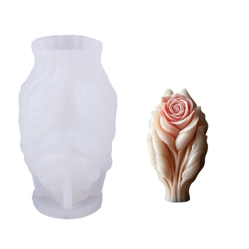 

Hand Holding Flower Silicones Mould 3D Flower Candle Molds Casting Mould Epoxy Resin Molds Plasters Molds