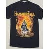 HAMMERFALL Band T-shirt - Retro Black T-shirt with Iconic Logo Print, Heavy Metal Fan Outfit, Suitable for All Seasons