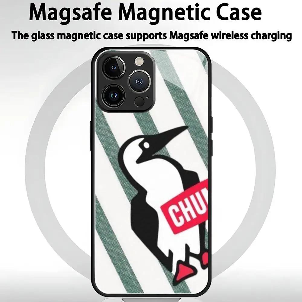 GTO Clothing Brand fashion C-ChumsES Phone Case For iPhone 16 15 14 13 12 11 X XR XS 8 Plus Mini Pro Max Glass Magnetic Case