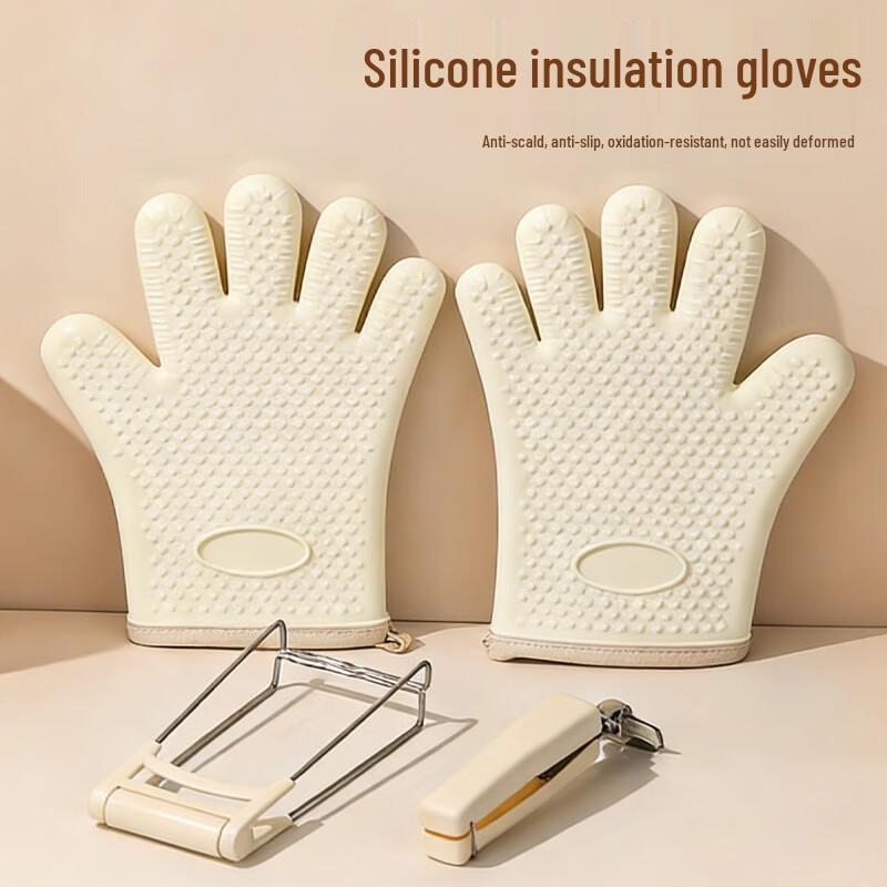 Heat-Resistant Silicone Oven Glove