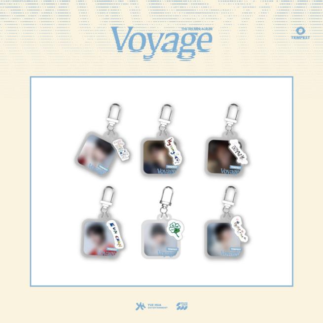 

Предзаказ EMPEST 5th Mini Album VOYAGE Случайный акриловый брелок