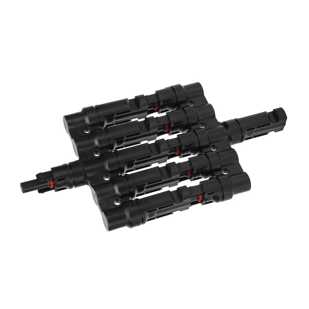 2Pcs Branch Connector 5 To 1 Photovoltaic Cable Connecting Pipe for Solar Energy Panel