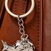 Motorcycle Charm Keychain Wear-Resistant Portable Key Fob 3D Metal Motorbike Keyring for Men