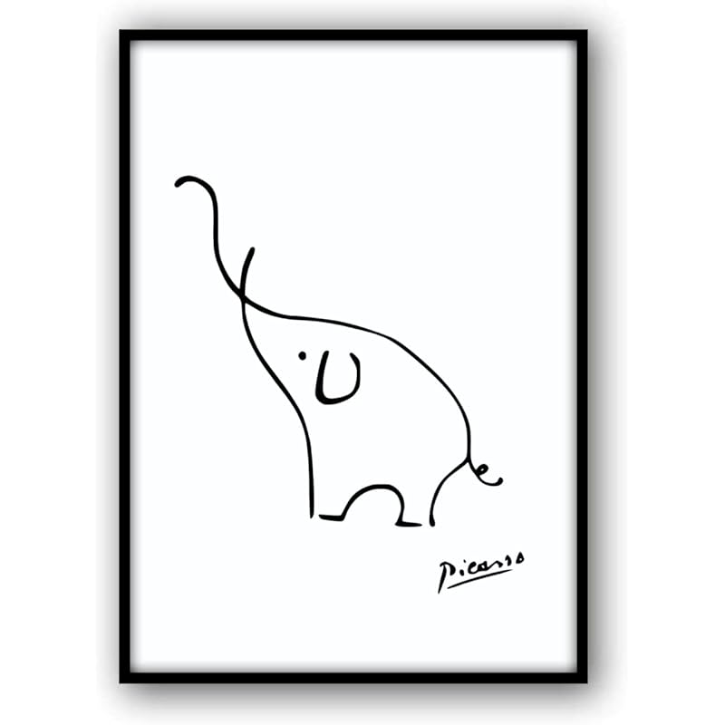 

picasso cute statue painting Various sizes poster aoipro (A2 size)