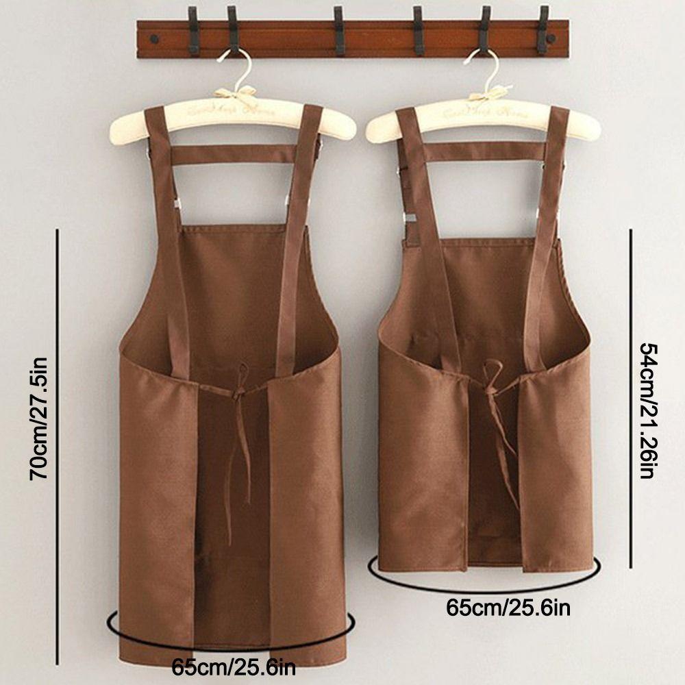 Tablier de chef sans manches en toile, bavoirs de cuisine et de pâtisserie polyvalents pour cuisiniers et serveurs