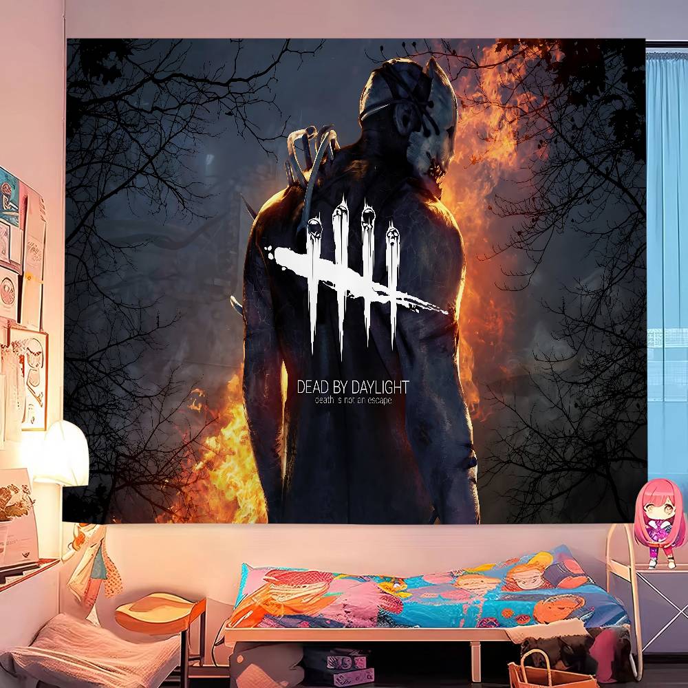 Dead By DDaylight Cartoon Tapestry Art Science Fiction Room Home Decor Art Home Decor