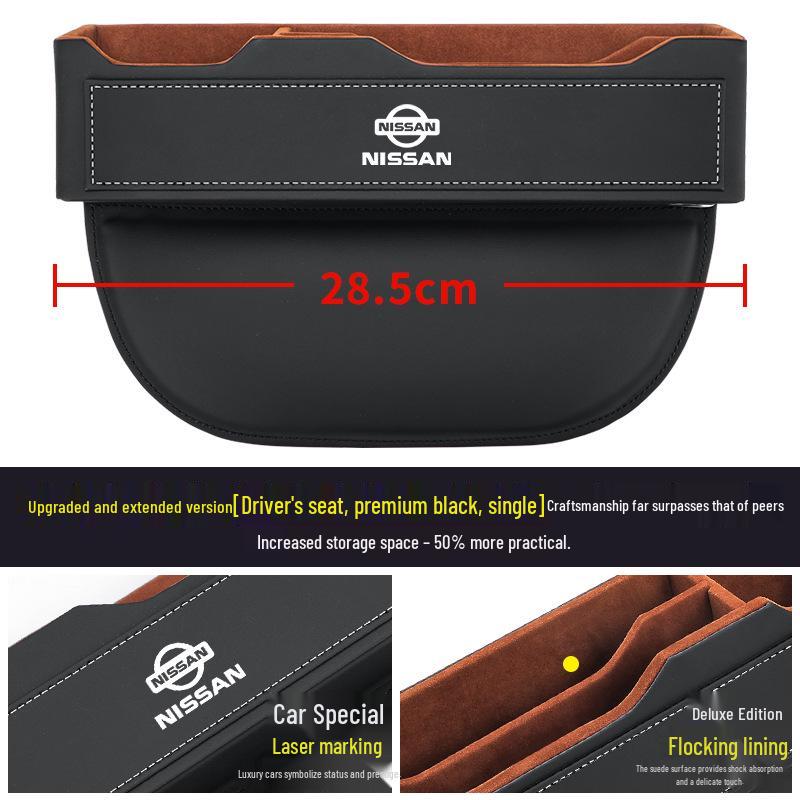 Nissan Car Seat Gap Organizer for Bluebird, Sylphy, Qashqai, Tiida, Teana