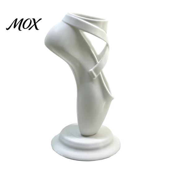 Storage for Cosmetics Tools 3D Printed Ballet Shoe Pen Holder, Decorative Desktop Organizer Stationery Debris Art Supplies, Creative Makeup